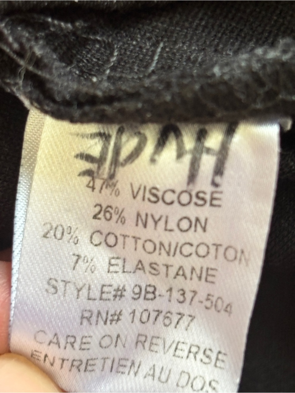 Alice + Olivia Bootcut Stretch Trousers in Black Size 8 - Picture 9 of 9